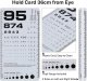 2 Pack Pocket Eye Chart, 2 in 1 Eye Chart 6 Feet and Pocket Eye Chart, 6.5x3.5 Inches Handheld Double Sided Plastic Eye Chart for Eye Exams (2 Pack 6 Feet)