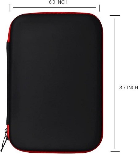 Hard Protective Bag Travel Case Organizer Holder for Diabetic Supplies, Diabetes Testing Kit, Blood Glucose Meter Monitor, Test Strips, Syringes, Lancets, Needles (Black)