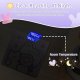 Digital Smart BMI Digital Scale,Bluetooth Body Weight Bathroom Scale with iOS, Android APP,Wireless Body Composition Monitor Analyzer for Tracking Health(Purple)