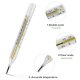 ℃&℉ Clinical Glass Thermometer for Underarm 2PCS - Classic Non Digital Thermometer for Adults - Medical Fever Thermometer - Accurate Easy Reading